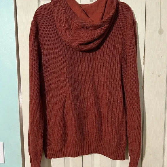 Dravus knit pullover hooded sweatshirt l - Picture 2 of 10